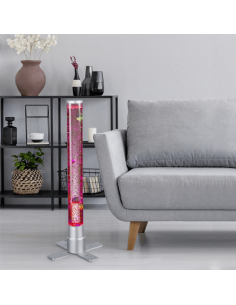 Candeeiro de chão Motion multicolor LED com peixe 61cm 2