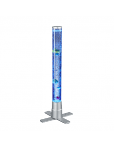 Candeeiro de chão Motion multicolor LED com peixe 61cm