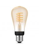 Bombilla LED filamento ST64 550Lm 7W 2.100K - Philips Hue - Compatible con Alexa, Google Home | LeonLeds
