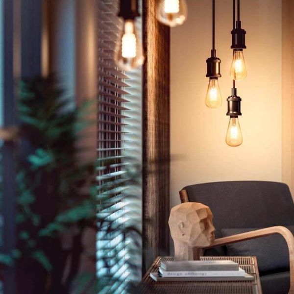 Bombilla LED filamento ST64 550Lm 7W 2.100K - Philips Hue - Compatible con Alexa, Google Home | LeonLeds
