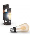 Bombilla LED filamento ST64 550Lm 7W 2.100K - Philips Hue - Compatible con Alexa, Google Home | LeonLeds