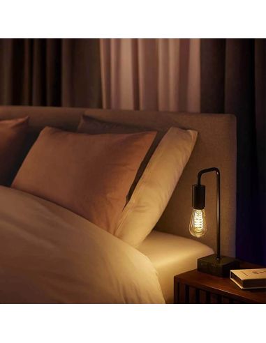 Bombilla LED filamento ST64 550Lm 7W 2.100K - Philips Hue - Compatible con Alexa, Google Home | LeonLeds