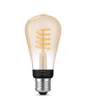 Bombilla LED filamento ST64 550Lm 7W 2.100K - Philips Hue - Compatible con Alexa, Google Home | LeonLeds