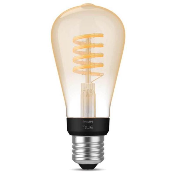 Bombilla LED filamento ST64 550Lm 7W 2.100K - Philips Hue - Compatible con Alexa, Google Home | LeonLeds