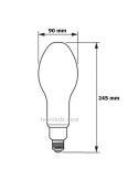 Bombilla E40 LED 36W - 200W Reemplazo Lámpara de descarga HID TForce Core LED HPL 8718699750336 | León Leds