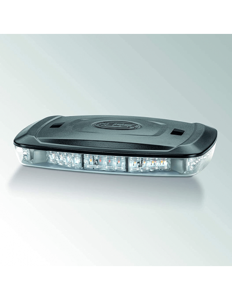 Mini rampe lumineuse magnétique ambre avec connecteur allume-cigare Hella 2RL 014 565-021 Environnement | Éclairage LeonLeds
