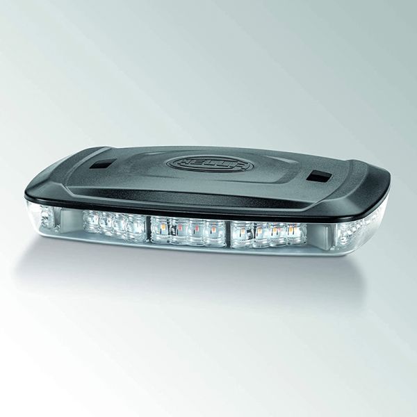 Mini rampe lumineuse magnétique ambre avec connecteur allume-cigare Hella 2RL 014 565-021 Environnement | Éclairage LeonLeds