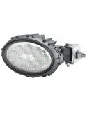 Faro LED de Trabajo Ovalado con soporte lateral Oval 100 Compact 12V/24V 1850Lm 1GA 996.761-171 Óptica de Trabajo | LeonLeds
