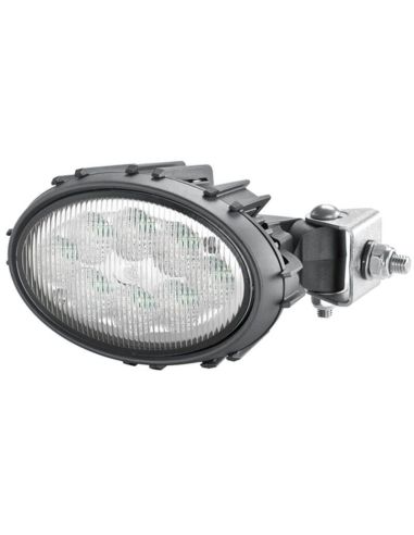 Faro LED de Trabajo Ovalado con soporte lateral Oval 100 Compact 12V/24V 1850Lm 1GA 996.761-171 Óptica de Trabajo | LeonLeds
