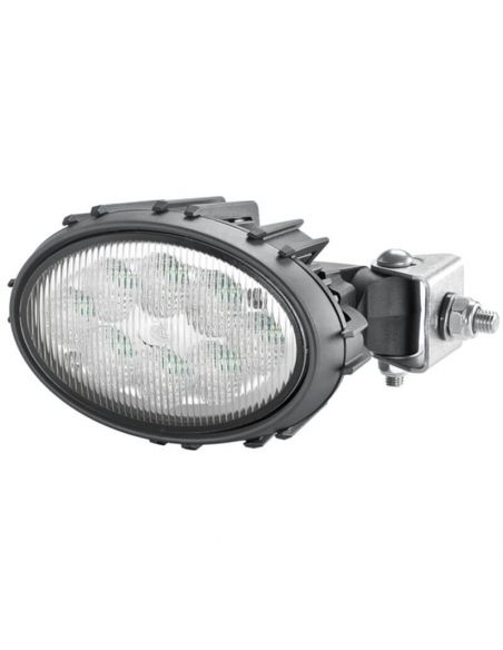 Faro LED de Trabajo Ovalado con soporte lateral Oval 100 Compact 12V/24V 1850Lm 1GA 996.761-171 Óptica de Trabajo | LeonLeds