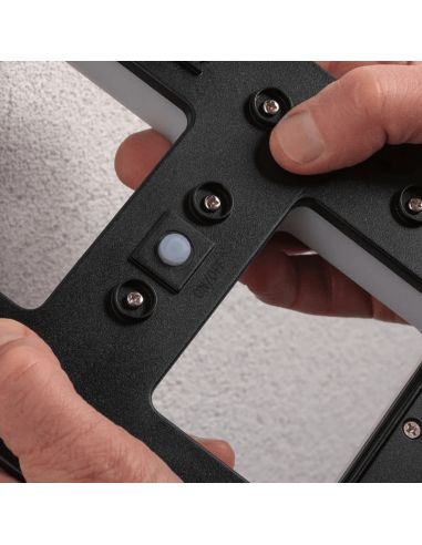 Applique murale à numéro de maison à LED solaire rechargeable