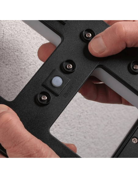 Applique murale à numéro de maison à LED solaire rechargeable