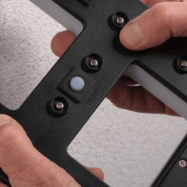 Applique murale à numéro de maison à LED solaire rechargeable