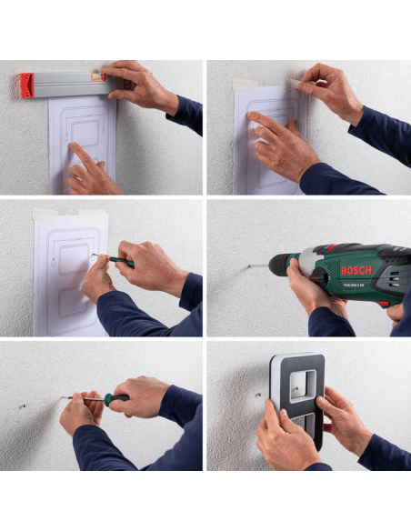 Numéro de maison avec éclairage LED solaire et rechargeable 4 installation