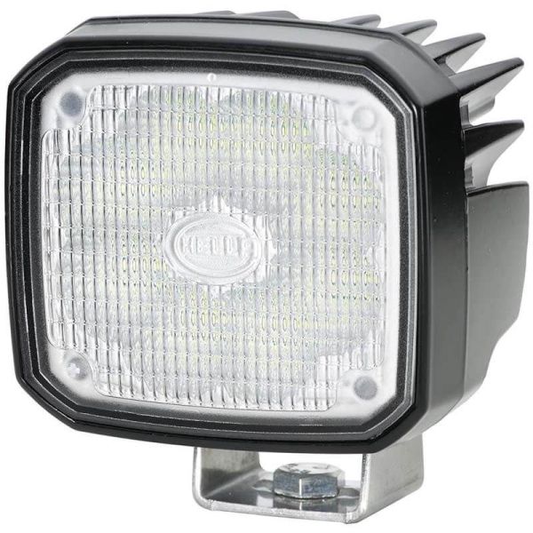 Faro de trabajo LED cuadrado potente 50W 4.400Lm Óptica de trabajo 12V/24V Ultra Beam GEN II Deutsch 1GA 995 606-001 | LeonLeds