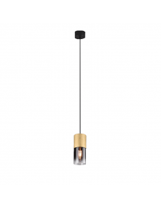 Suspension Robin en métal bronze