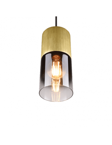 Lámpara colgante Robin de metal bronce Trio Lighting