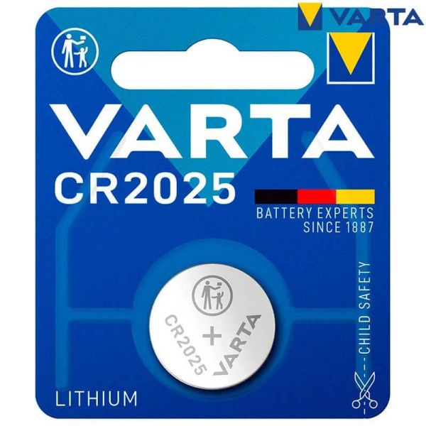 Pila Litio de botón CR2025 3V 4008496276875 Varta | LeonLeds