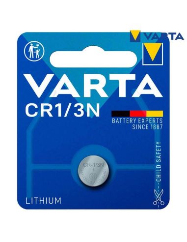 Pila de Litio CR1/3N 3V Blister 1 Unid. Varta 4008496274147 | LeonLeds