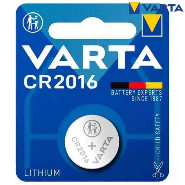 Pila Litio de botón CR2016 3V Blister 1 Unid. 008496276639 Varta | LeonLeds