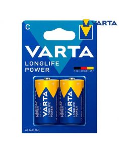 Pila Alcalina tipo C LR14 1.5V Longlife Power 4008496559312 | LeonLeds