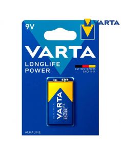 Pila Alcalina -9V- Long Life Power de Varta 4008496559862 | LeonLeds