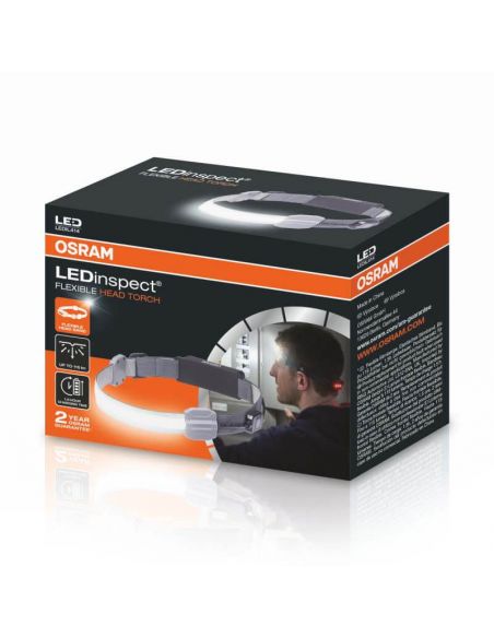Linterna LED Flexible de cabeza con luz Frontal y Luz Trasera Roja Inspection Lamp LEDIL 414 4052899630994 | LeonLeds