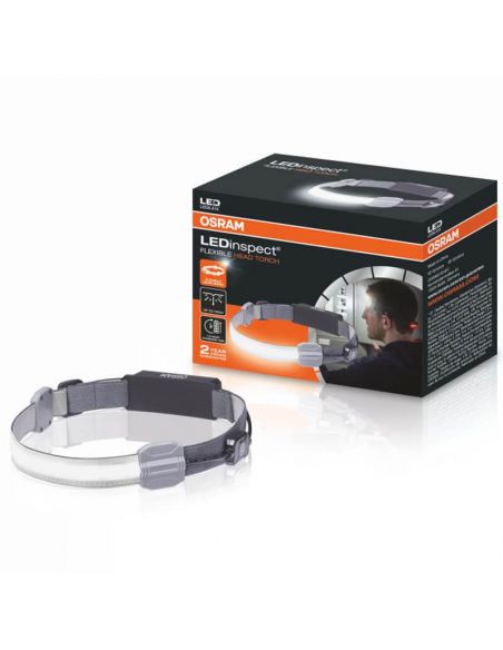 Linterna LED Flexible de cabeza con luz Frontal y Luz Trasera Roja Inspection Lamp LEDIL 414 4052899630994 | LeonLeds