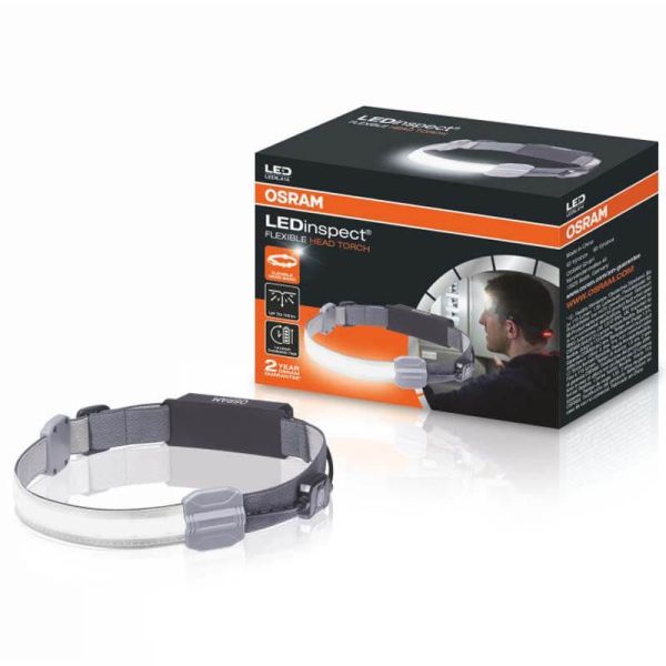 Lampe frontale LED flexible avec feu avant et feu arrière rouge Lampe d'inspection LEDIL 414 4052899630994 | leonleds