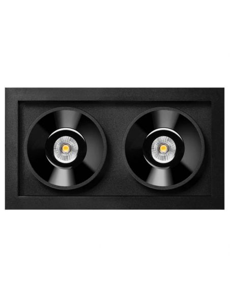 Black Foster Recessed 2 ArkosLight | LeonLeds Iluminación