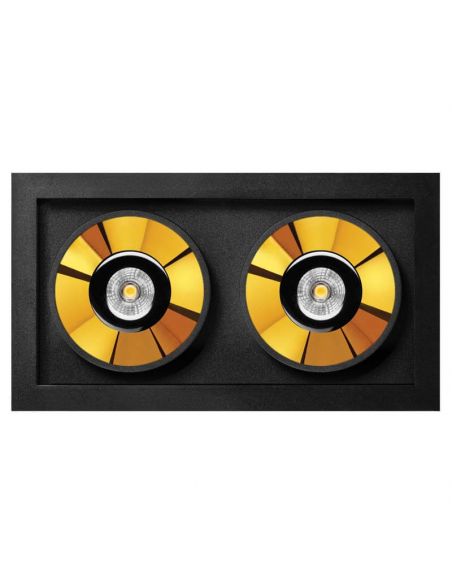 Black Foster Recessed 2 ArkosLight | LeonLeds Iluminación