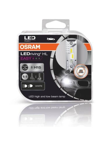 Bombillas LED H15 12V Sin transformador Plug & Play LEDriving HL EASY 64176DWESY 2 Unds. 4062172312592 | LeonLeds