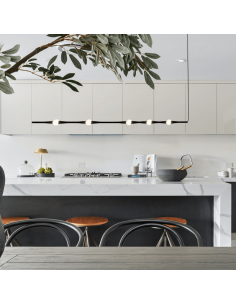 Luminária pendente DEW horizontal moderna 2