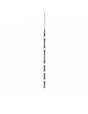 Lámpara colgante LED Dew minimalista vertical