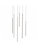 Grande pendente LED de 6 lâmpadas Dew