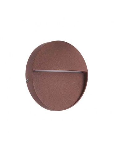Baliza superficie LED exterior 3W Baker Corten | LeonLeds