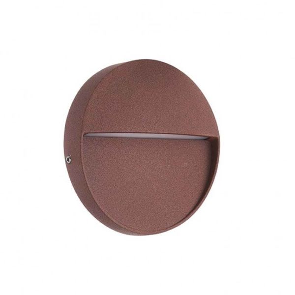 Baliza superficie LED exterior 3W Baker Corten | LeonLeds