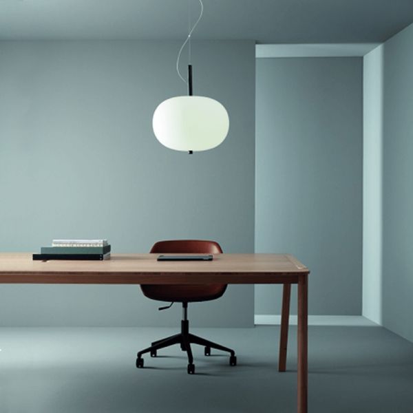 Lámpara colgante LED Ilargi negro regulable ambiente Leds C4