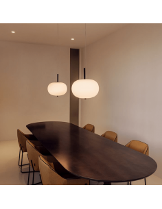 Suspension LED dimmable Ilargi noire 2