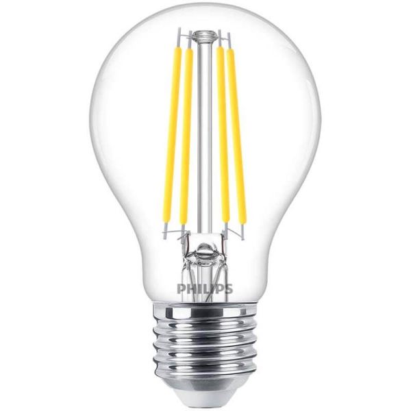 Lâmpada de filamento LED E27 regulável A60 Equivalente a 60W - 5,9W 8719514324077 Philips | LeonLeds