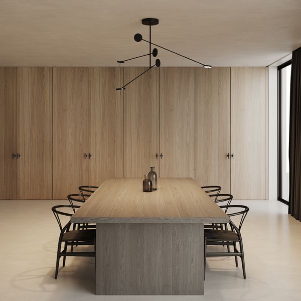 Candeeiro suspenso invisível 3 luzes ambiente on-off