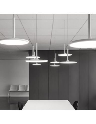 Luminária pendente LED branca regulável 3000k