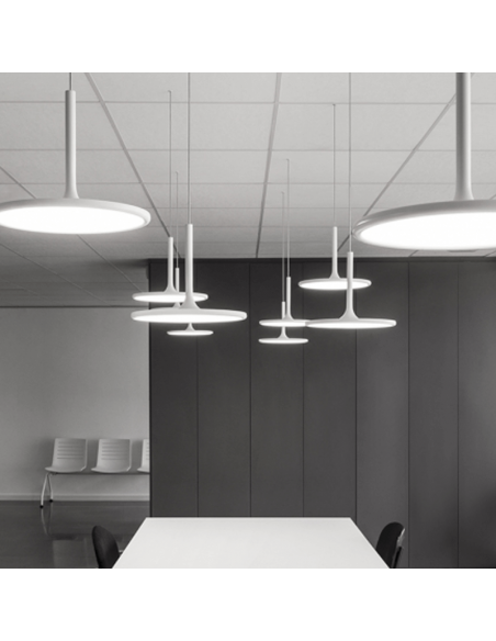 Luminária pendente LED branca regulável 3000k