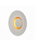 Aplique LED Big bang blanco y dorado