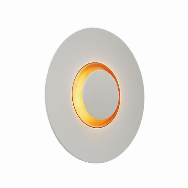 Luz de parede LED Big Bang branca e dourada