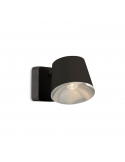 Applique murale LED Drone marron 2700k chrome