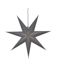 Estrella colgante de papel negra 1xE14