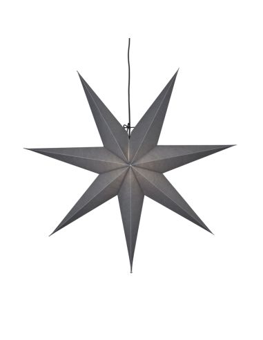 Estrela pendurada em papel preto 1xE14