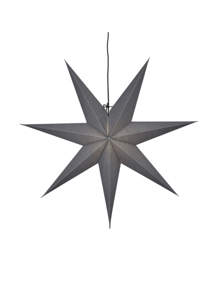 Estrela pendurada em papel preto 1xE14