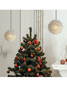 Flor pendente com luz Snow... 2